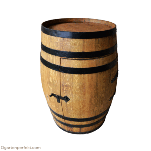 Bar aus Weinfass TREBBIANO 5 mit Tür aus massivem Eichenfass