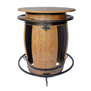 Fasstisch GRACIANO Stehtisch mit Zierelementen