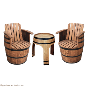 Fassgarnitur BRUNELLO 3-teilige Sitzgarnitur