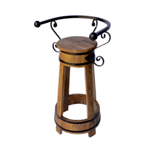 Barhocker vom Fass GRACIANO Hocker mit Zierelementen